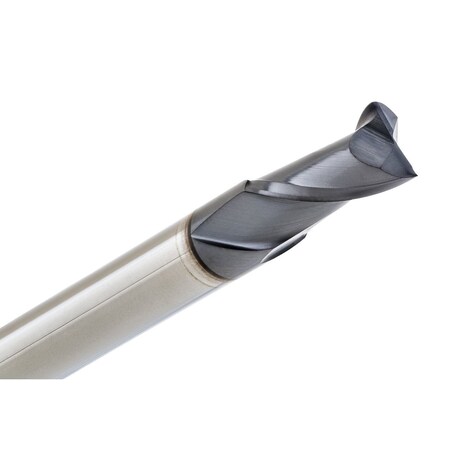 Cgs Tool 2 Flute Stub Length Sq End Mill 1/4"Dia 1/2"Loc 2"Oal W/Altin Coating 220-2500-ALTiN